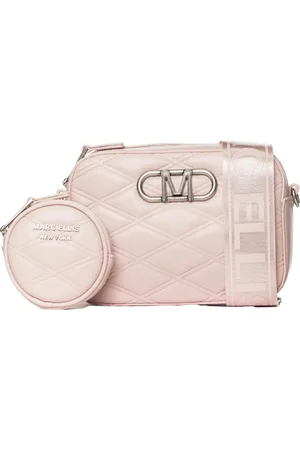 MARC ELLIS Väska, Dam, ONE Size, Rosa Crossbody Väska med Logga Dragkedja