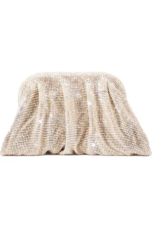 BENEDETTA BRUZZICHES Väska, Dam, ONE Size, Kristall Rhinestone Besatt Mesh Clutch