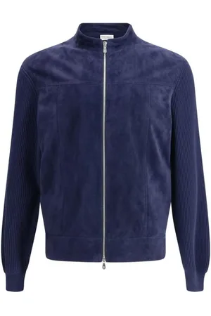Brunello Cucinelli Jacka, Herr, L, Bomull, Lyxig Bomberjacka med Unika Material