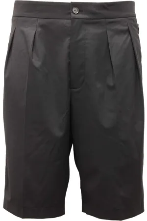 Patrizia Pepe Shorts, Herr, L, Polyester, Svarta Bermuda Shorts Tillverkade i Italien