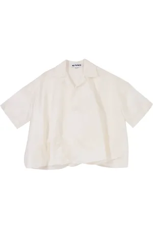 SUNNEI Blusar & Skjortor , Dam, S, Organza, Puffy Silke Polo Skjorta