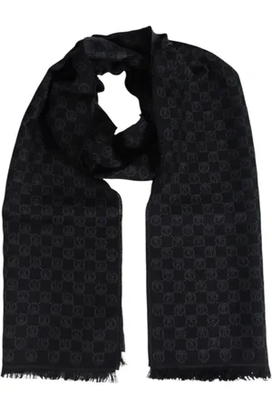 Moschino Accessoarer, Herr, ONE Size, Ullsjaal med fransade kanter
