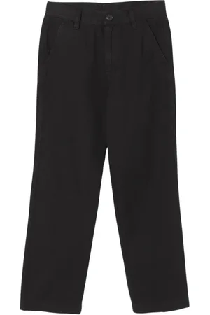 Diesel Byxor, unisex, 140 CM, Barn Svarta Straight Leg Byxor