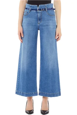 Liu Jo Jeans, Dam, W25, Denim, Tidlösa Wide Flare Denim Jeans
