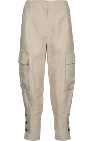 Brunello Cucinelli Byxor, Dam, S, Bomull, Casual Bomullbyxor