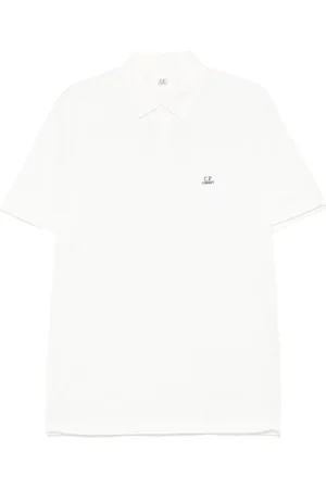 C.P. Company Topp, Herr, XL, Logo Polo för Män Casual Outings