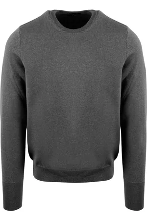 DRUMOHR Stickade tröjor & koftor, Herr, 2Xl, Kashmir, Kashmir Crewneck Tröja Fw22 Italien