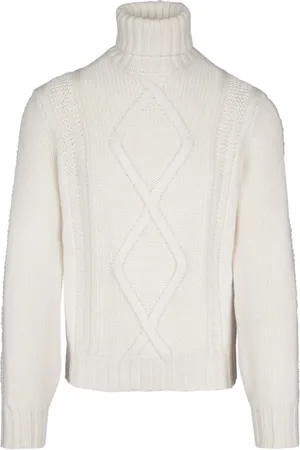 Brunello Cucinelli Stickade tröjor & koftor, Herr, L, Kashmir, Kashmir Turtleneck Stickat