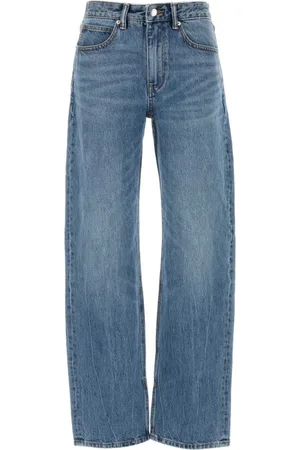 Alexander Wang Jeans, Dam, W27, Bomull, Stiliga Slits Hem Hotfix Mesh Jeans