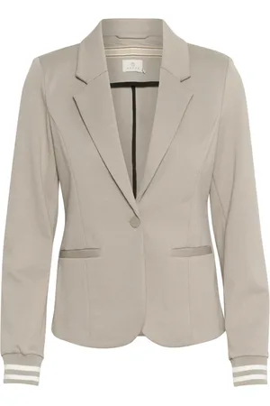 Kaffe Jacka, Dam, S, Polyester, Klassisk Blazer med Ränder