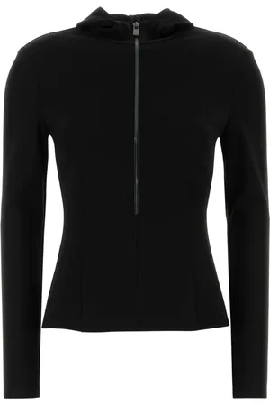 MAGDA BUTRYM Sweatshirts & Hoodies, Dam, XS, Nylon, Svart Hoodie Re25 Tops