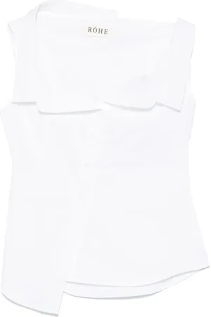 Rohe Topp, Dam, M, Bomull, Vit Bomull Off-Shoulder Topp