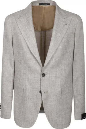TAGLIATORE Jacka, Herr, S, Läder, Herrkläder Blazer Beige Ss25