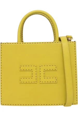 Elisabetta Franchi Väska, Dam, ONE Size, Läder, Axelväska i fejk läder med logotyp