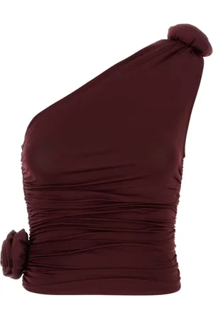 MAGDA BUTRYM Topp, Dam, S, Bordeaux Topp i Trendig Stil