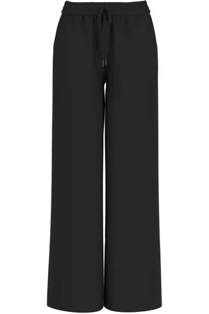 Guess Byxor, Dam, M, Palazzo Stil Svarta Byxor