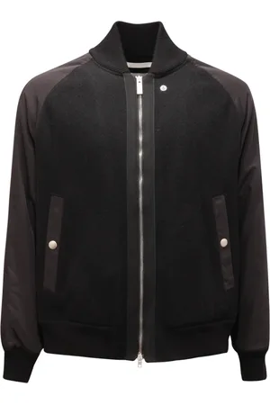 Paolo Pecora Jacka, Herr, M, Polyester, Ullblandad Bomberjacka Svart