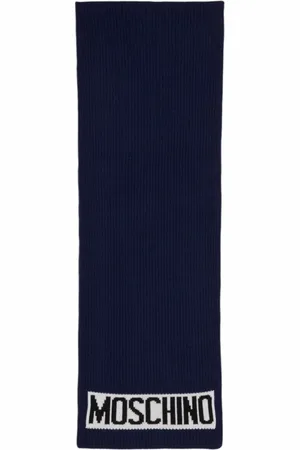 Moschino Accessoarer, Herr, ONE Size, Ullblandning Herrhalsduk
