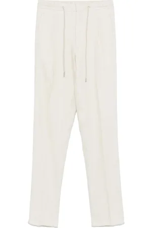 LARDINI Byxor, Herr, L, Linne, Linne dragsko byxor med fickor