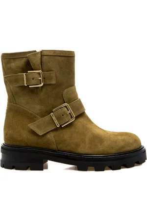 Jimmy Choo Skor, Dam, 38 EU, Mocka, Youth II Suede Mountain Stövlar