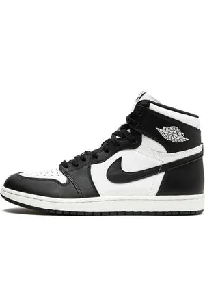 Jordan Skor, unisex, 38 EU, Retro High Svart Vit Sneakers