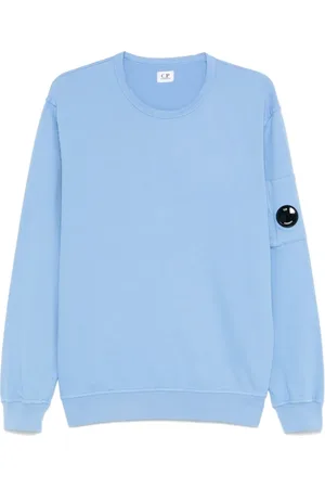 C.P. Company Sweatshirts & Hoodies, Herr, 3Xl, Bomull, Linssweatshirt med detaljer