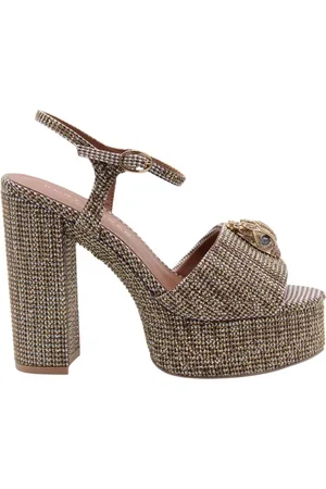 Kurt Geiger Skor, Dam, 41 EU, Stilren Sandal med Helmkros Detalj