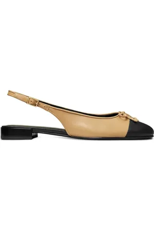 Tory Burch Skor, Dam, 40 EU, Läder, Cap-Toe Slingback Balettskor
