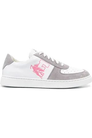 Etro Skor, Dam, 40 EU, Läder, Grå Läder Casual Sneakers Kvinnor