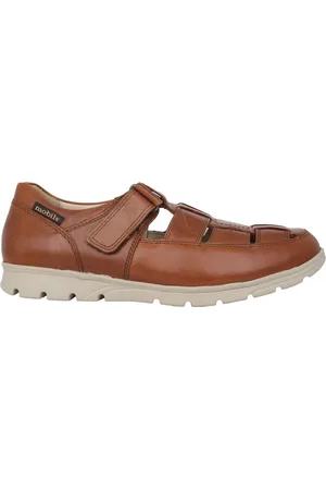 Mephisto Skor, Herr, 40 1/2 EU, Läder, Bred passform herrlädersandal - Brun