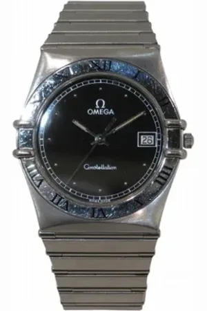 Omega Pre-owned, Herr, ONE Size, Pre-owned Rostfritt stal klockor