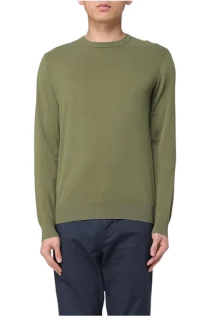 Aspesi Stickade tröjor & koftor, Herr, XL, Bomull, Bomull Crewneck T-shirt