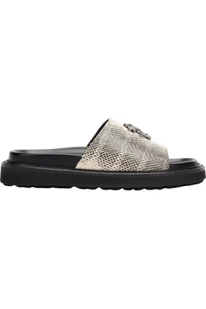 Roberto Cavalli Skor, Herr, 43 EU, Läder, Cobra Print Läder Sliders