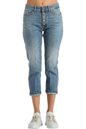 Dondup Jeans, Dam, W29, Bomull, Bomulls Jeans med Koons Gioiello Stil