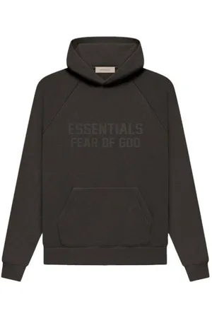 FEAR OF GOD Sweatshirts & Hoodies, Herr, S, Essentials Off Black Hoodie Fw22