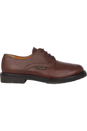 Mephisto Skor, Herr, 42 1/2 EU, Läder, Handgjorda Snörskor - Brun