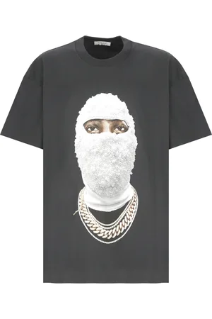 Ih Nom Uh Nit Topp, Herr, L, Bomull, Grå Bomull T-shirt med Tryck