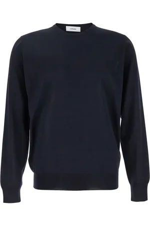 LARDINI Sweatshirts & Hoodies, Herr, M, Kashmir, Stiliga Sweaters med Girocollo ML