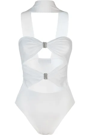 MVP Wardrobe Topp, Dam, XS, Vit Cutout Top Made in Italy