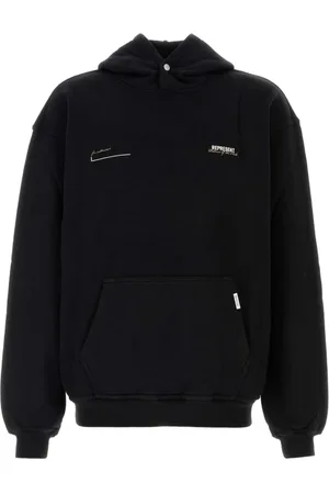 Represent Sweatshirts & Hoodies, Herr, S, Bomull, Svart Bomullsweatshirt
