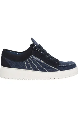 Mephisto Skor, Herr, 38 1/2 EU, Blå snörsko för män