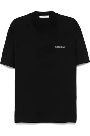 Ih Nom Uh Nit Topp, Herr, XL, Bomull, Svart Bomull T-shirt med Logotyptryck