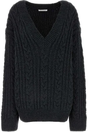 Cecilie Bahnsen Stickade tröjor & koftor, Dam, M, Oversize Alia Sweater i kolull