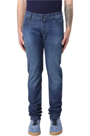 Jacob Cohen Jeans, Herr, W36, Ljusblå Jeans för Män
