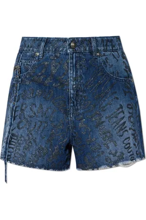 VERSACE Shorts, Dam, W26, Bomull, Jeansshorts med vintageeffekt
