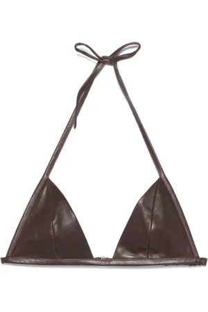 Rick Owens Badkläder, Dam, M, Läder, Läder-BH Mahogny