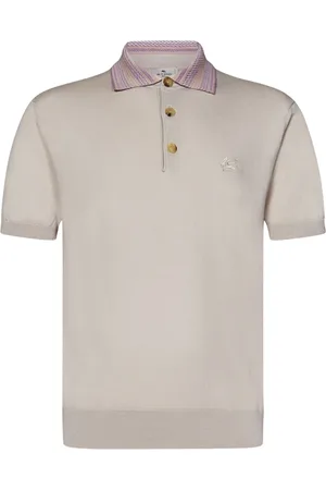 Etro Topp, Herr, M, Bomull, Mönstrad Polotröja Bomull