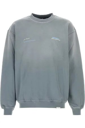 Represent Sweatshirts & Hoodies, Herr, L, Bomull, Puderblå Bomullsweatshirt
