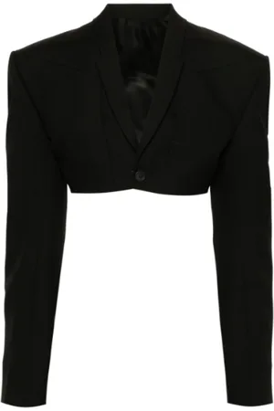 Rick Owens Jacka, Dam, M, Svart Micro Tatlin-jacka