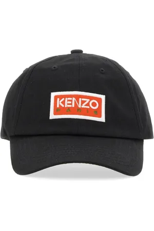 Kenzo Accessoarer, unisex, ONE Size, Bomull, Logo Baseballkeps med hård skärm
